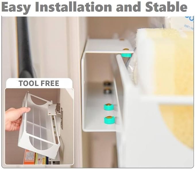 Under Sink Organizer Sliding Storage Rack - Image 4