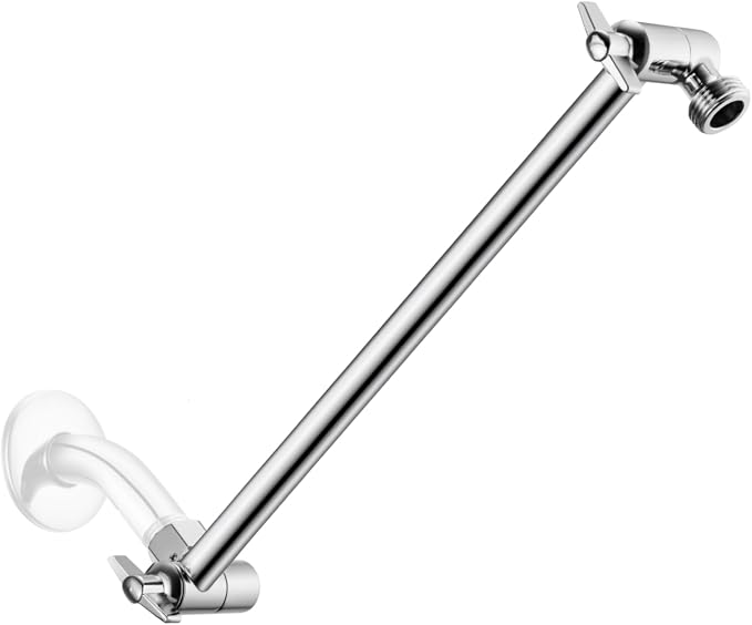 11 Inch Adjustable Shower Head Extension Arm by SINGINGRAIN