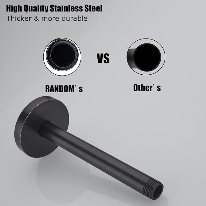 RANDOM 8 Inches Ceiling Mount Shower Arm - Image 3