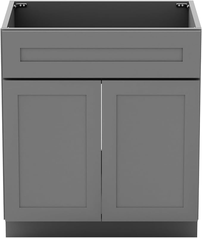 KitchenMan 30 Inch Bathroom Vanity Without Sink and Top Unassembled Bathroom - Image 8