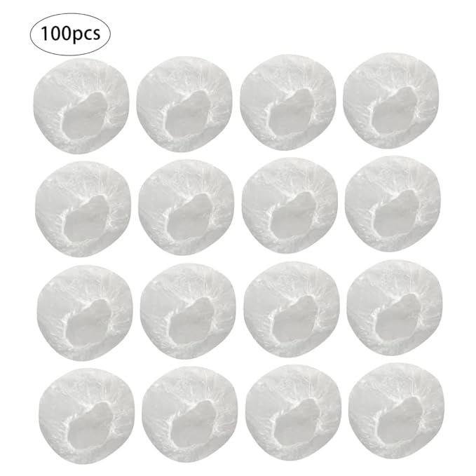 Shower Cap Disposable Bath Cap Elastic Hair Processing Plastic Caps - Image 6