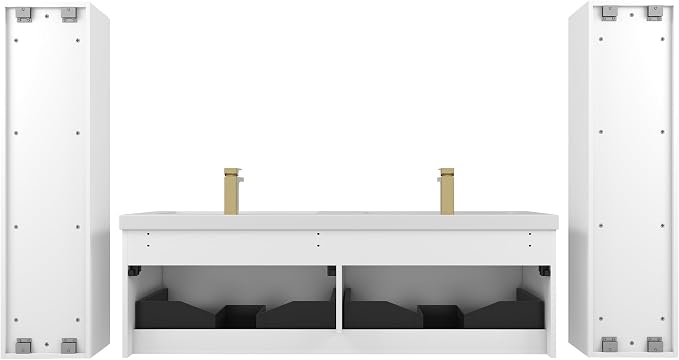 Blossom 60 Inch Double Sink Bathroom Vanity - Image 9
