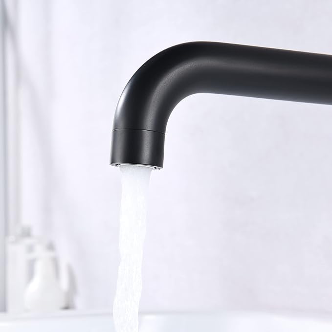 SUMERAIN Two Handle Wall Mount Tub Faucet Oil Rubbed Bronze Bathtub Faucet Set - Image 6
