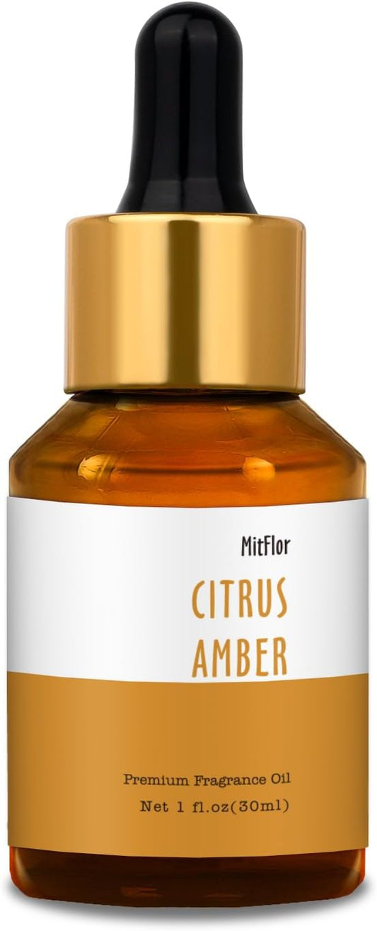 Citrus Amber Fragrance Oil, MitFlor Hotel Collection Diffuser Oil, Large Size by MitFlor
