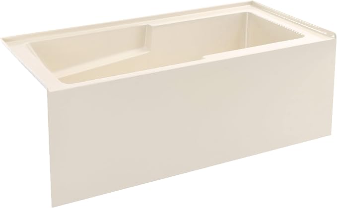 Voltaire 60" X 30" Left-Hand Drain Alcove Bathtub - Image 3