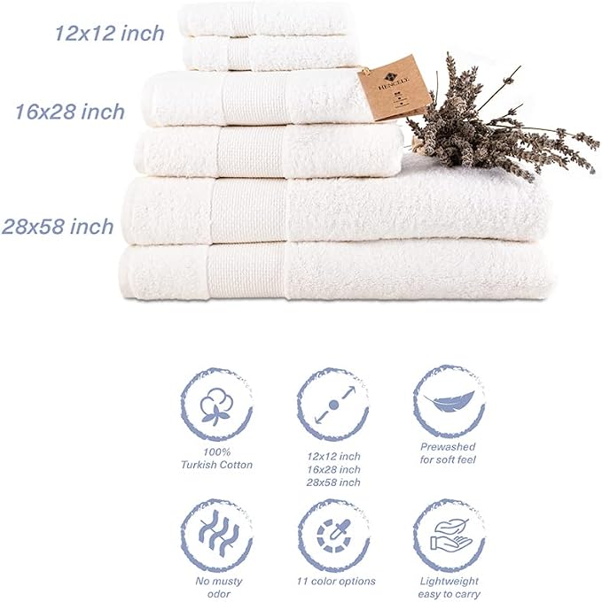 Hencely 6-Piece Bath Towel Set - Image 5