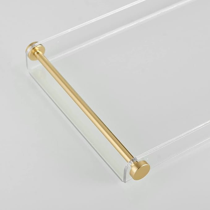Bathtub Tray Clear Caddy Rack: Acrylic Tub Tray Shelf - Image 6
