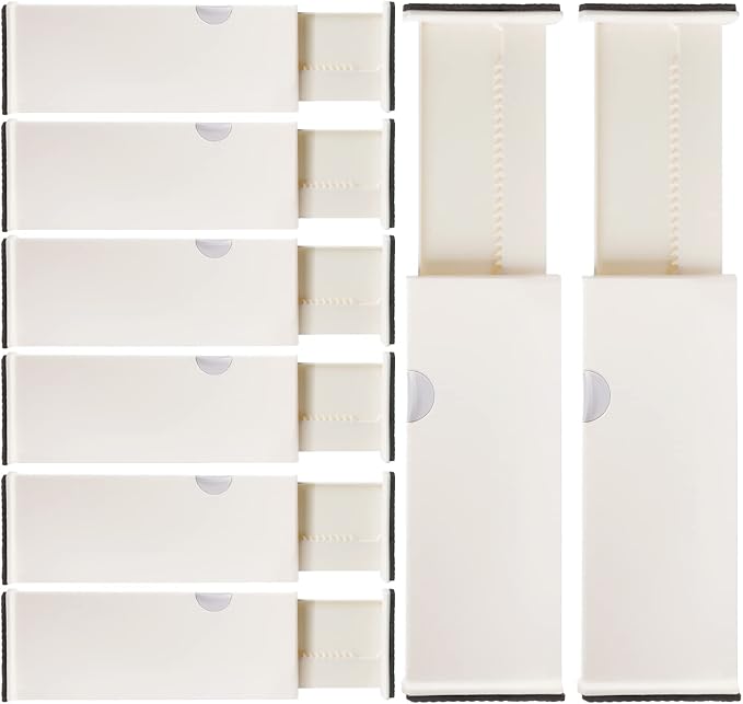 8 Drawer Organizer and Dividers, Organize Silverware and Utensils in Home by BerryAve