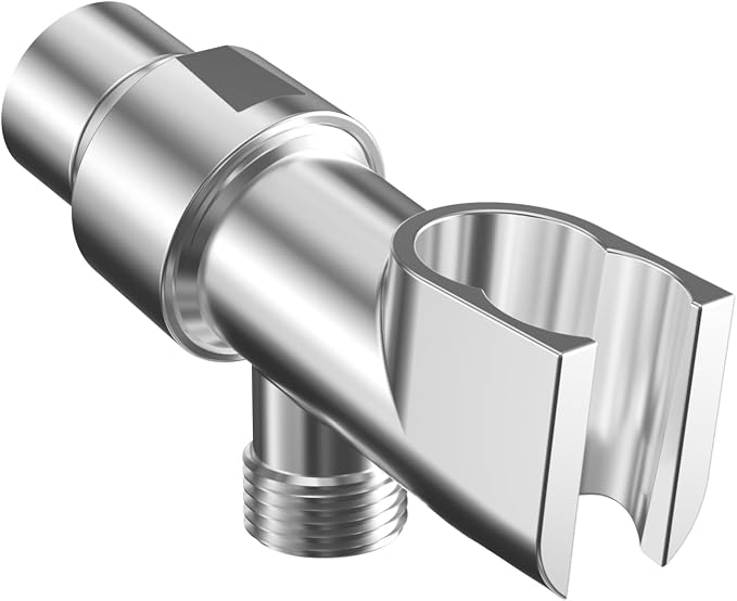 Hibbent Universal All Metal Handheld Shower Head Holder, Adjustable Solid Brass by Hibbent
