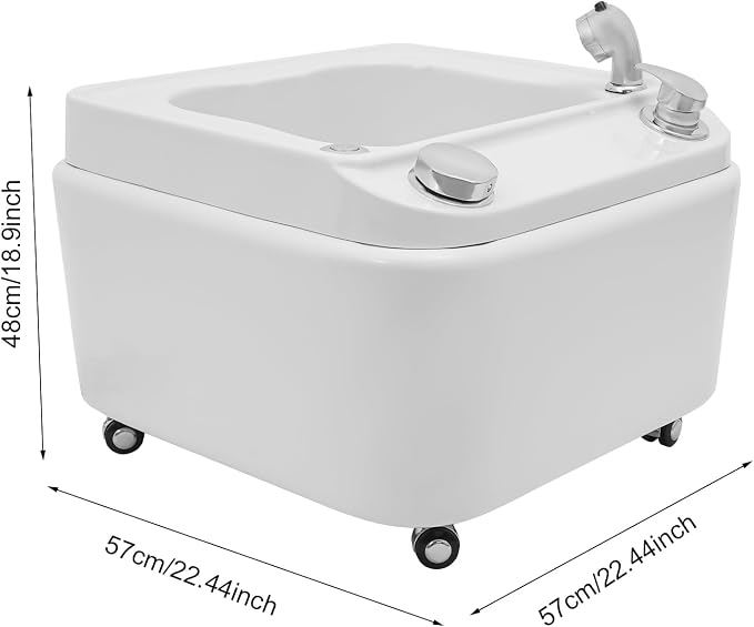 Pedicure Foot Spa, Acrylic Massage Foot Bath - Image 4