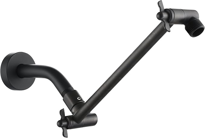 Shower Head Arm, Adjustable Shower Extension Arm by Pichrain
