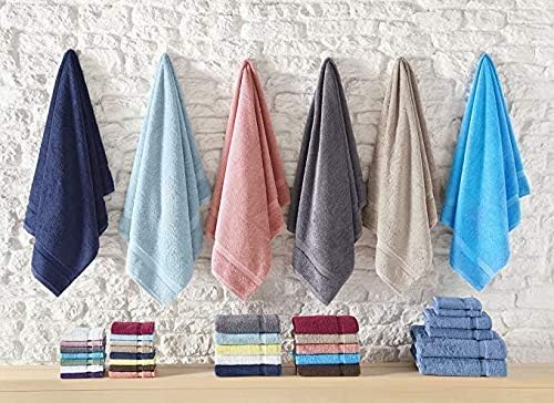 SALBAKOS 100% Turkish Cotton Bath Towel Set of 4 27x54 inch | Heirloom Quality - Image 6