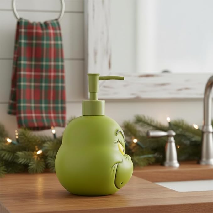 Dr. Seuss The Grinch Holiday Christmas Soap/Lotion/Hand Sanitizer Resin Pump - Image 6