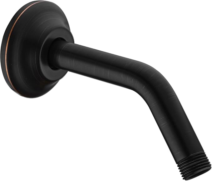 BESTILL Wall Mounted 6 Inch Extension Shower Head Arm, Shower Arm and Flange by BESTILL