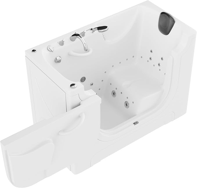ANZZI Walk In Tubs PREMIUM 30"x60" Left Drain Wheelchair Accessible Walk-In Tub - Image 9