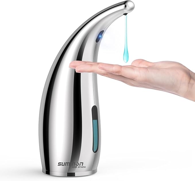 Automatic Liquid Soap Dispenser, 300ML Touchless 4 Gear Adjustable, Countertop by summontheelves