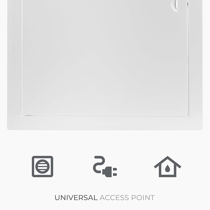 12x16 Inch White Access Panel – Metal Rectangular Wall & Ceiling Access Door - Image 6
