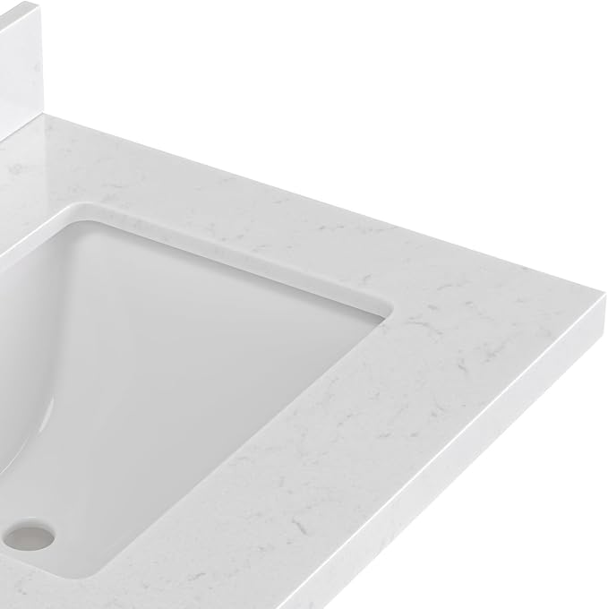 ARIEL Cambridge 60 Inch Double Rectangular Sink Bathroom Vanity - Image 13