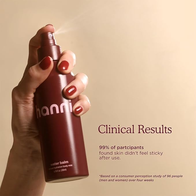 HANNI Water Balm Hydrating Body Mist, Moisturizer Spray - Image 5