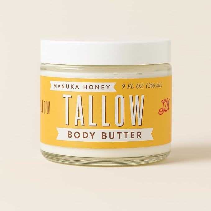 Manuka Honey + Rosehip Tallow Body Butter by LadyMayTallow