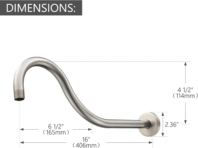 High-end Wall Mounted Extention Shower Arm - Image 2