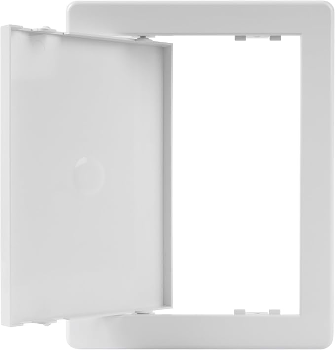 6 x 8 Inch White Rectangular ABS Plastic Plumbing Access Panel - Image 9