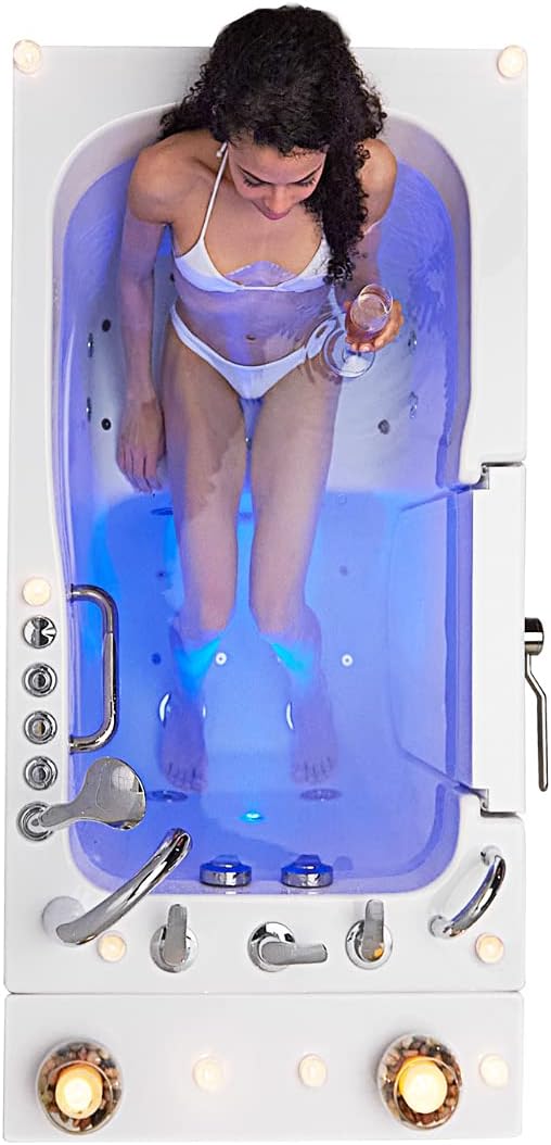 Ella Capri 30"x52" Acrylic Air and Hydro Massage Walk-In Bathtub - Image 2