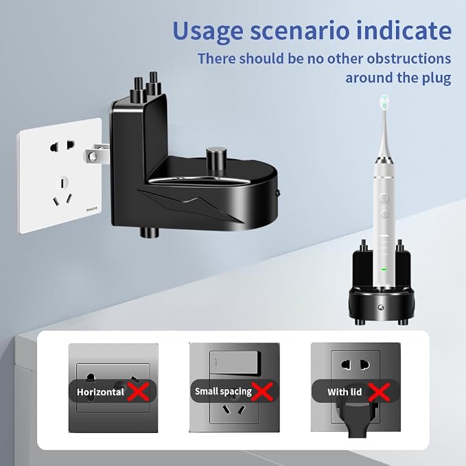 Charger Base for AquaSonic Electric Toothbrush, Wall-Mounted Waterproof Charger - Image 4