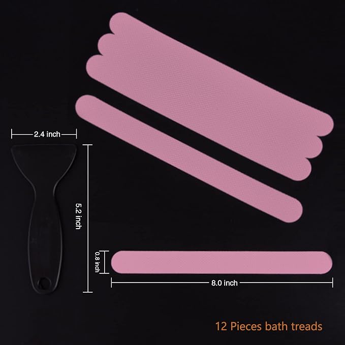 Non-Slip Bathtub Stickers Safety Bathroom Tubs Showers Treads Adhesive Decals - Image 3