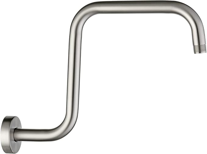BRIGHT SHOWERS 13 Inch Shower Head Extension Arm by BRIGHTSHOWERS