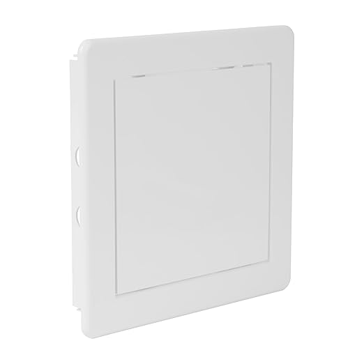 Repa Market 6 x 6 Access Panel for Drywall and Ceiling – White ABS Plastic Door by RepaMarket