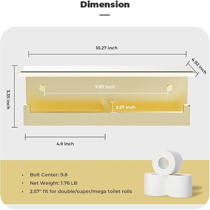 Double Toilet Paper Holder - Image 4