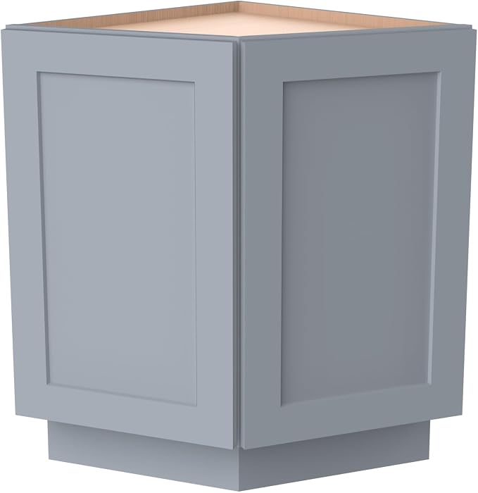 Corner Cabinet for Kitchen Bathroom, Solid Wood Frame by HCIOANHomecabinetseries