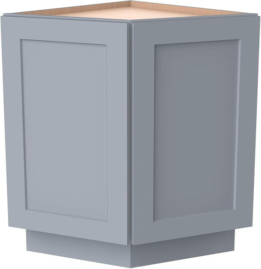 Corner Cabinet for Kitchen Bathroom, Solid Wood Frame by HCIOANHomecabinetseries