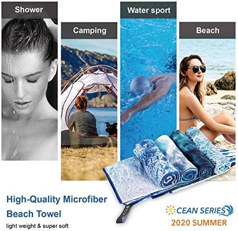 4Monster Microfiber Beach Towel Quick Dry, Super Absorbent Lightweight Travel - Image 7