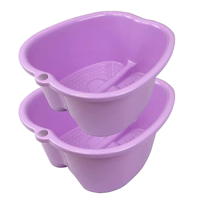 Foot Soaking Bath Basin, Large Size Feet Massager Tub, At Home Spa Pedicure by HOMELEX