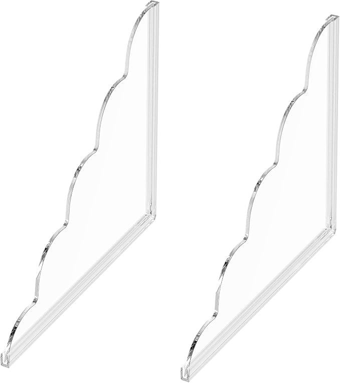 2 Pack Acrylic Tub Corner Guards Water Resisting Transparent Bathtub Corner by Unknown