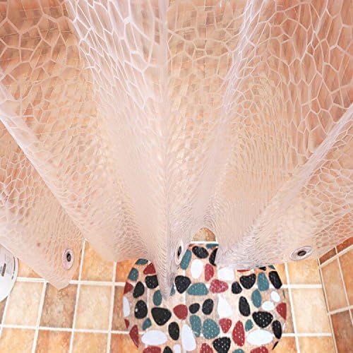 AooHome Extra Long Shower Curtains 96 inches, Heavy Duty, 72x96 Inch, Semi - Image 5