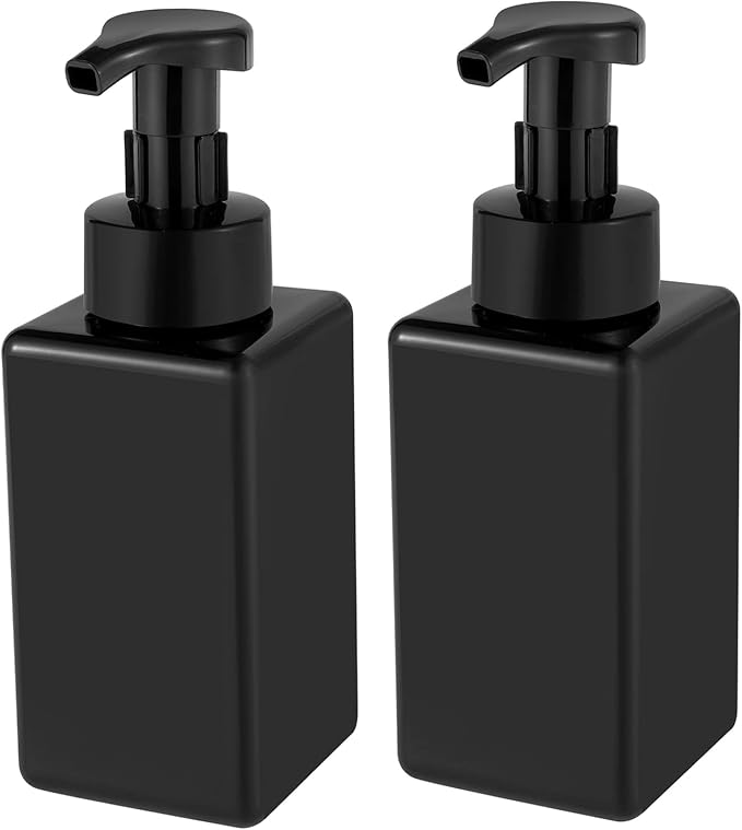 UUJOLY Foaming Soap Dispenser, 15oz Refillable Pump Bottle Plastic by UUJOLY