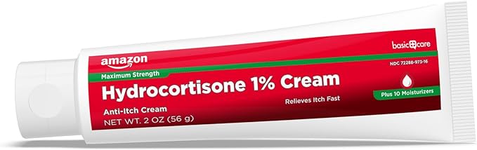 Amazon Basic Care Maximum Strength Hydrocortisone 1 Percent Anti-Itch Cream - Image 6
