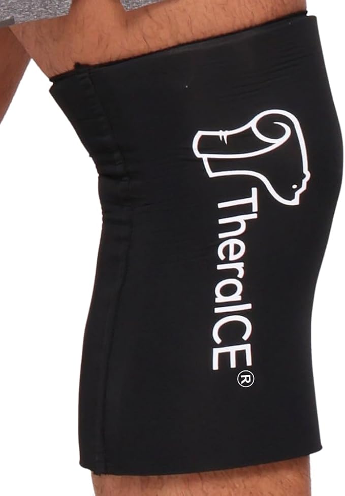 TheraICE Knee Ice Pack Wrap Compression Sleeve by TheraICERx