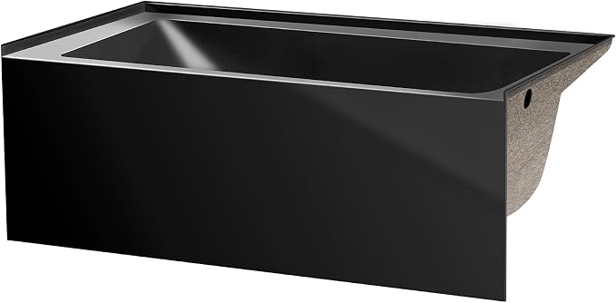 Fine Fixtures Acrylic, Fiberglass Alcove Soaking Bathtub - Image 3