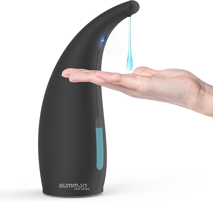 Automatic Soap Dispenser Touchless, 300ML Hand & Dish Countertop Electric by summontheelves