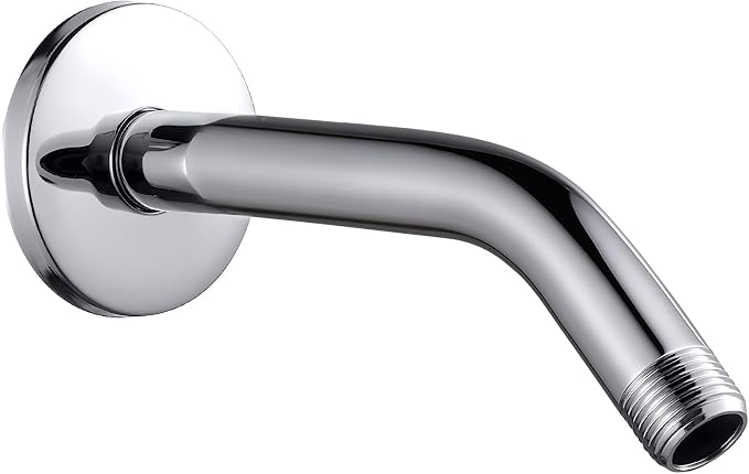Cobbe Shower Arm with Flange and Teflon Tape, 6-Inches Wall Mounted Shower Pipe by CobbeforQualityLife