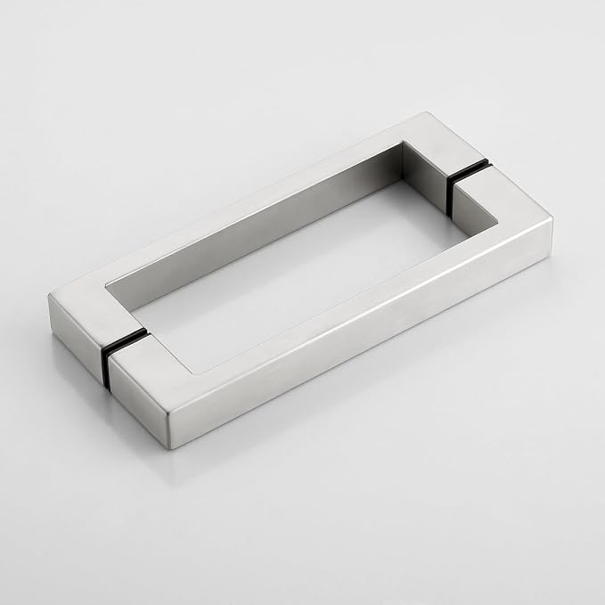 Shower Door Hardware Kit for Frameless Corner Shower Setup, Includes Hinges - Image 5