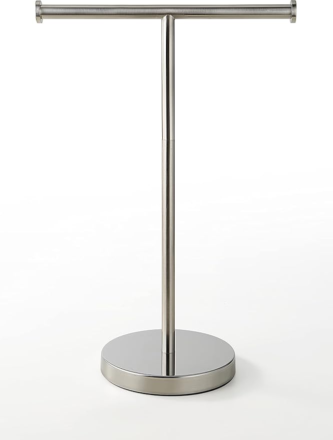 SunnyPoint Countertop Hand Towel Holder Stand – 16.5" Tall Stainless Steel - Image 6