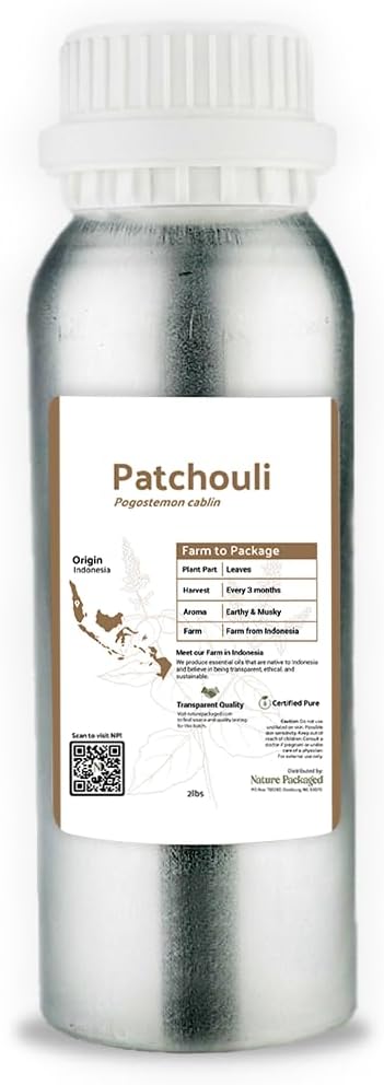 Dark Patchouli Essential Oil by NaturePackaged
