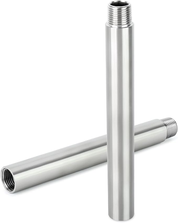 TAISHER 2PCS Stainless Steel Pipe Fittings, 3/4" NPT Male x 3/4" NPT Female - Image 2