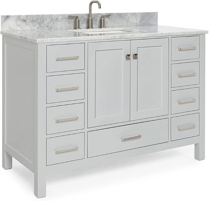 ARIEL 49" Grey Bathroom Vanity - Image 3