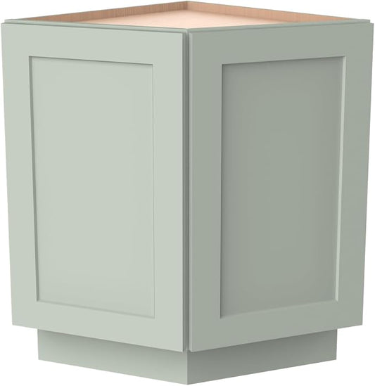 Corner Cabinet for Kitchen Bathroom, Solid Wood Frame by HCIOANHomecabinetseries